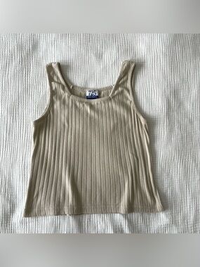 Vintage 725 Originals Square-Neck Ribbed Tank Top